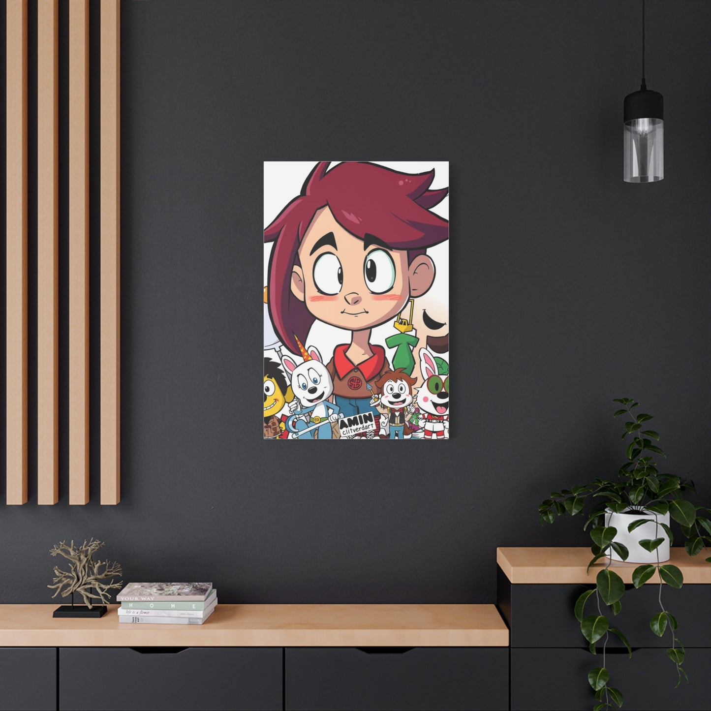 Refined Sketch Collage Wall Art & Canvas Print