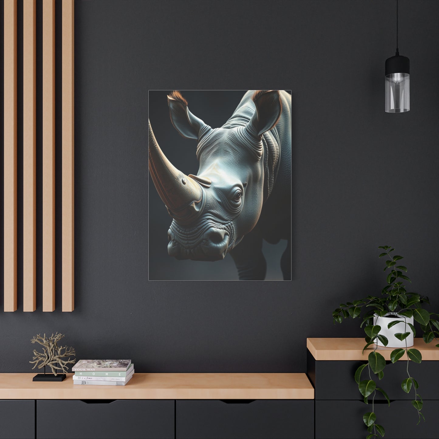 Rhinoceros Art Supreme Gallery Wall Art & Canvas Print