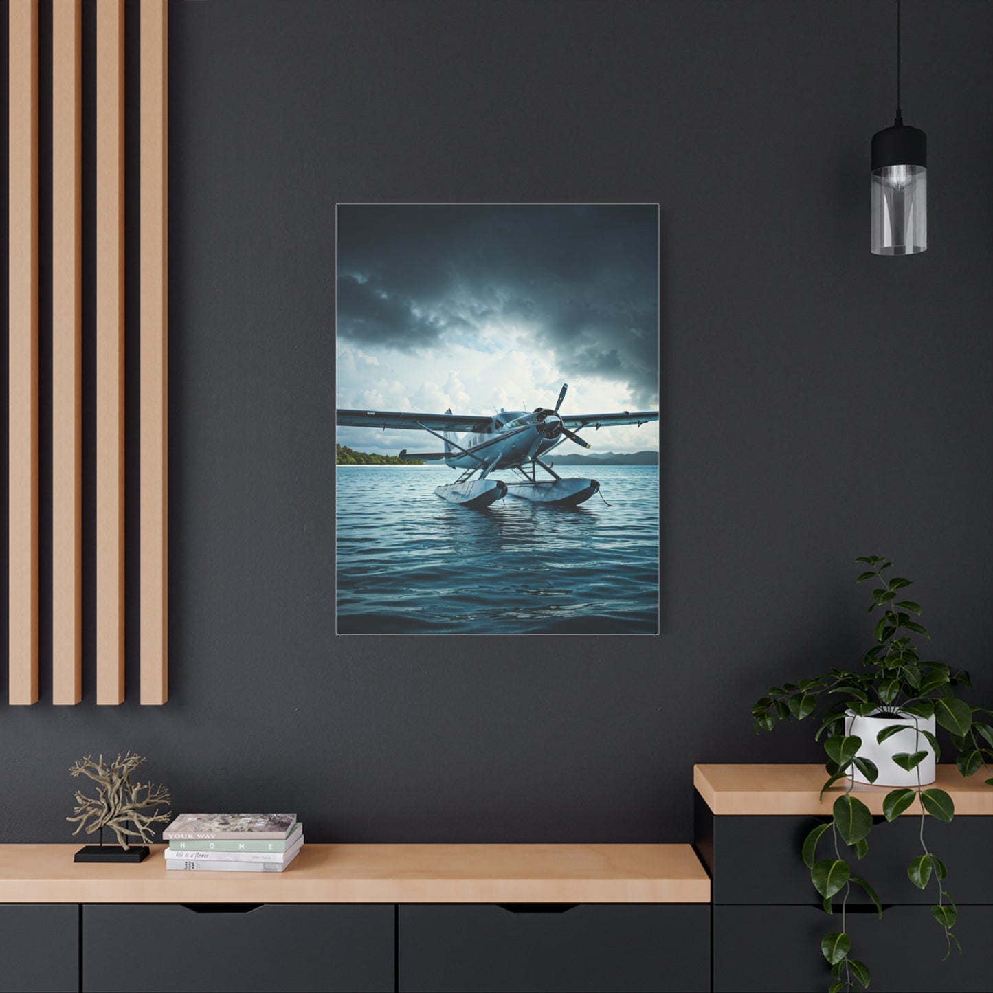 Seaplane Landing on Calm Waters Wall Art & Canvas Prints