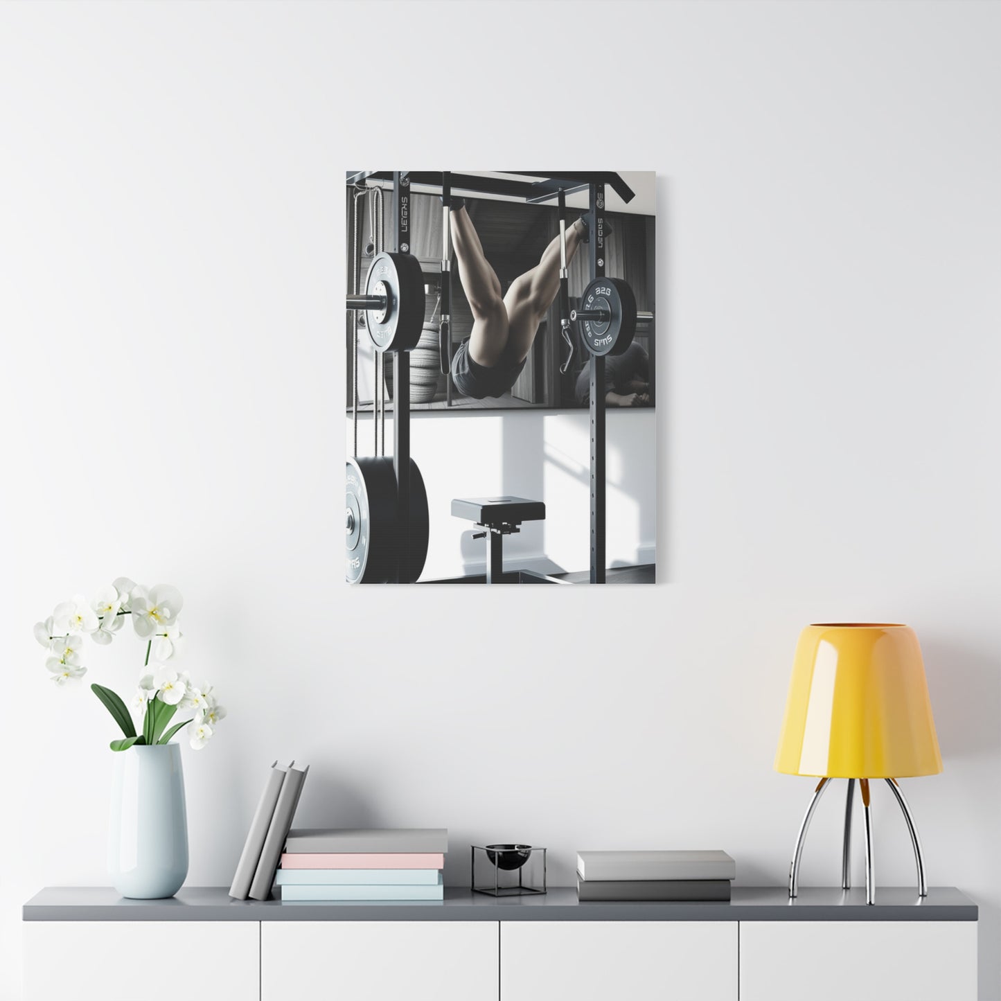 Sophisticated Workout Artistry Wall Art & Canvas Print