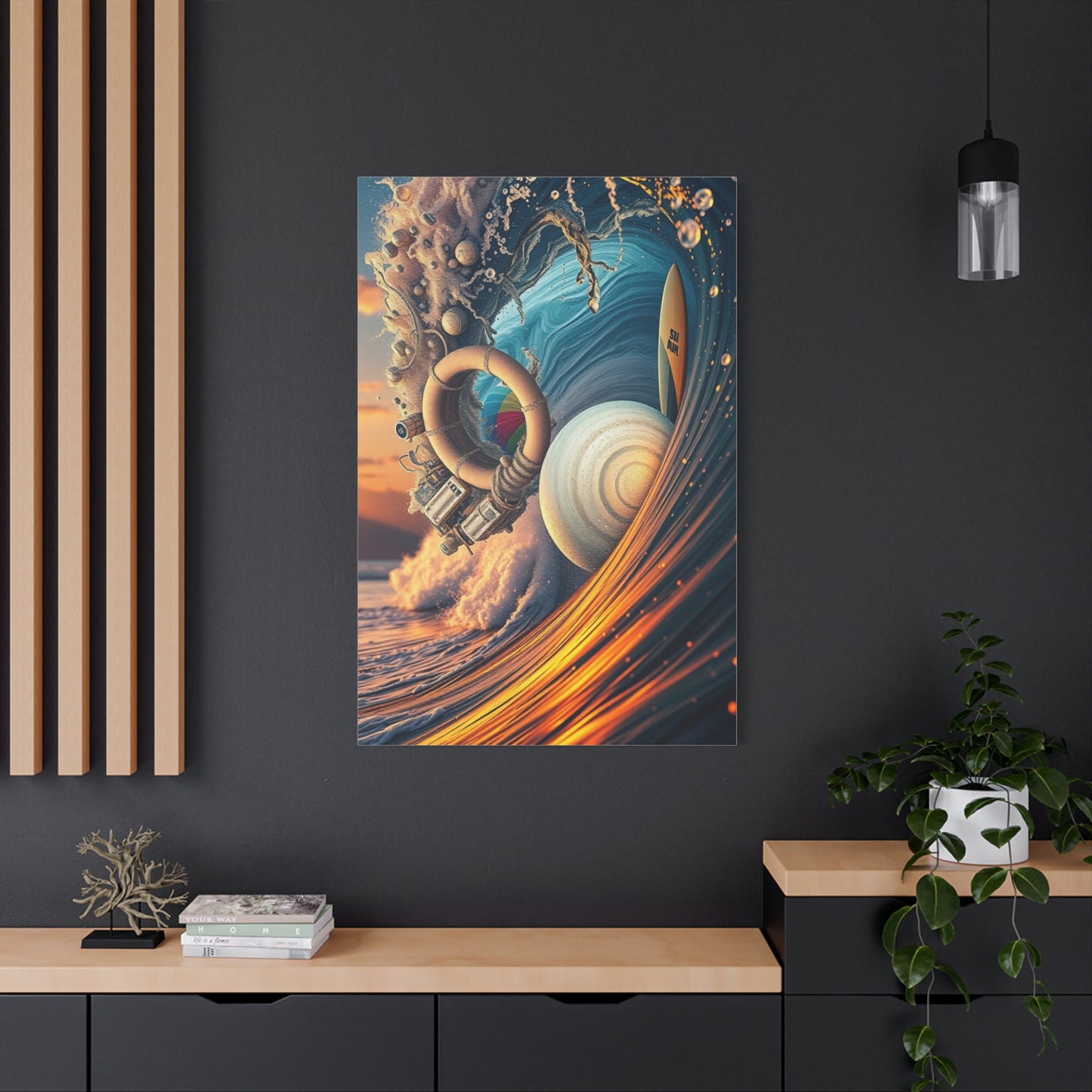 Coastal Opulence Canvas Wall Art & Canvas Print