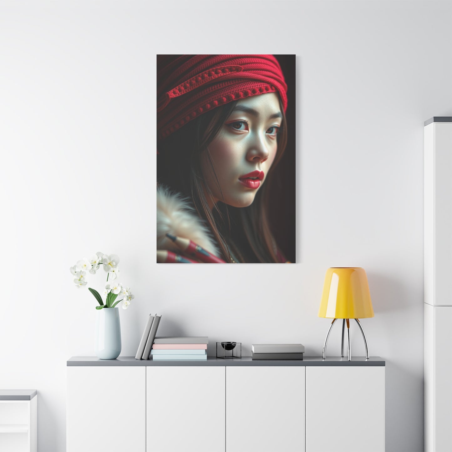 Vermilion Allure Artwork Wall Art & Canvas Print