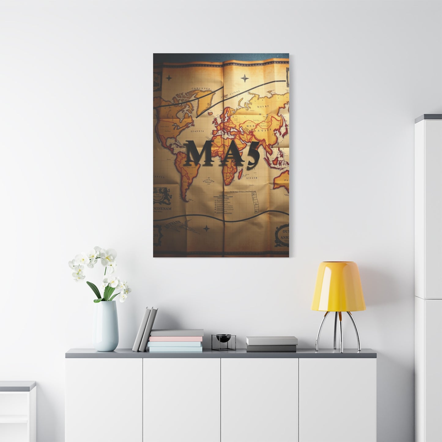 Luxury Antique Maps Art Collection Wall Art & Canvas Print