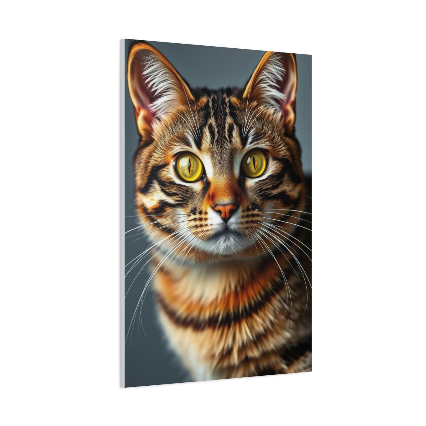 Tabby Cat Art Refined Canvas Wall Art & Canvas Print