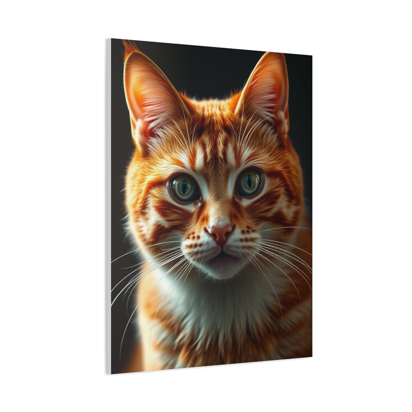 Orange Cat Art Refined Canvas Wall Art & Canvas Print