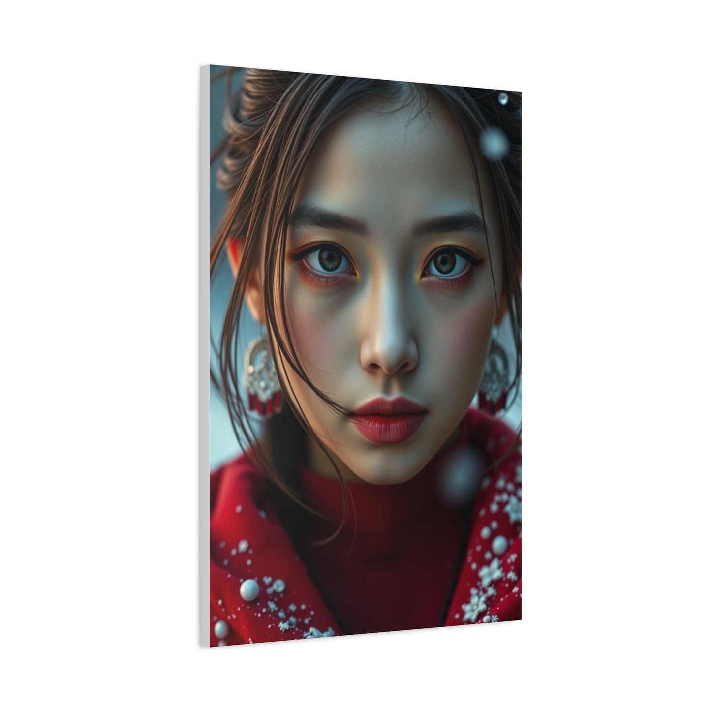 Chic Crimson Canvas Wall Art & Canvas Print