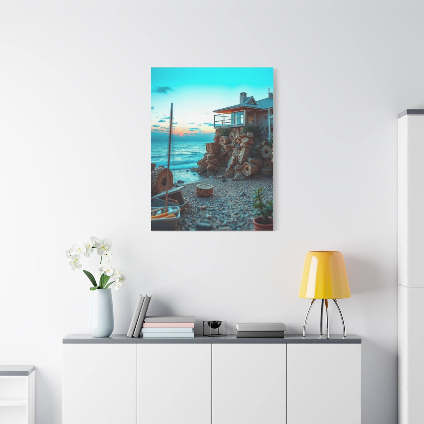 Ocean Breeze Elegance Wall Art & Canvas Print