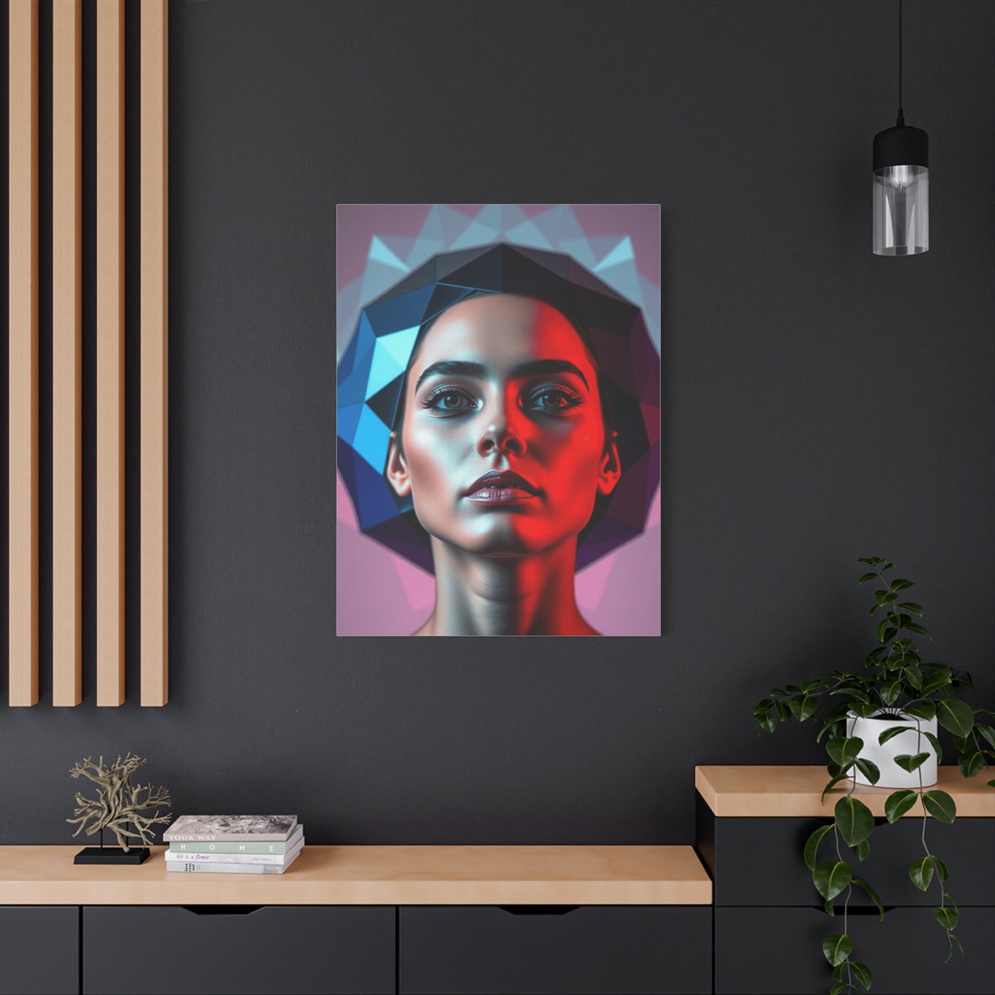 Celestial Geometric Elegance Wall Art & Canvas Print