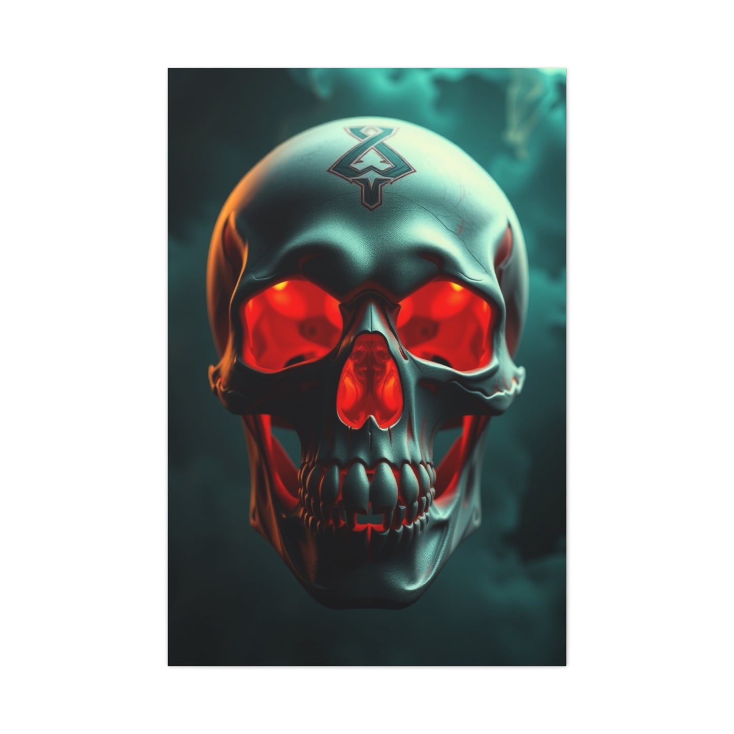 Ethereal Skull Symphony Wall Art & Canvas Print