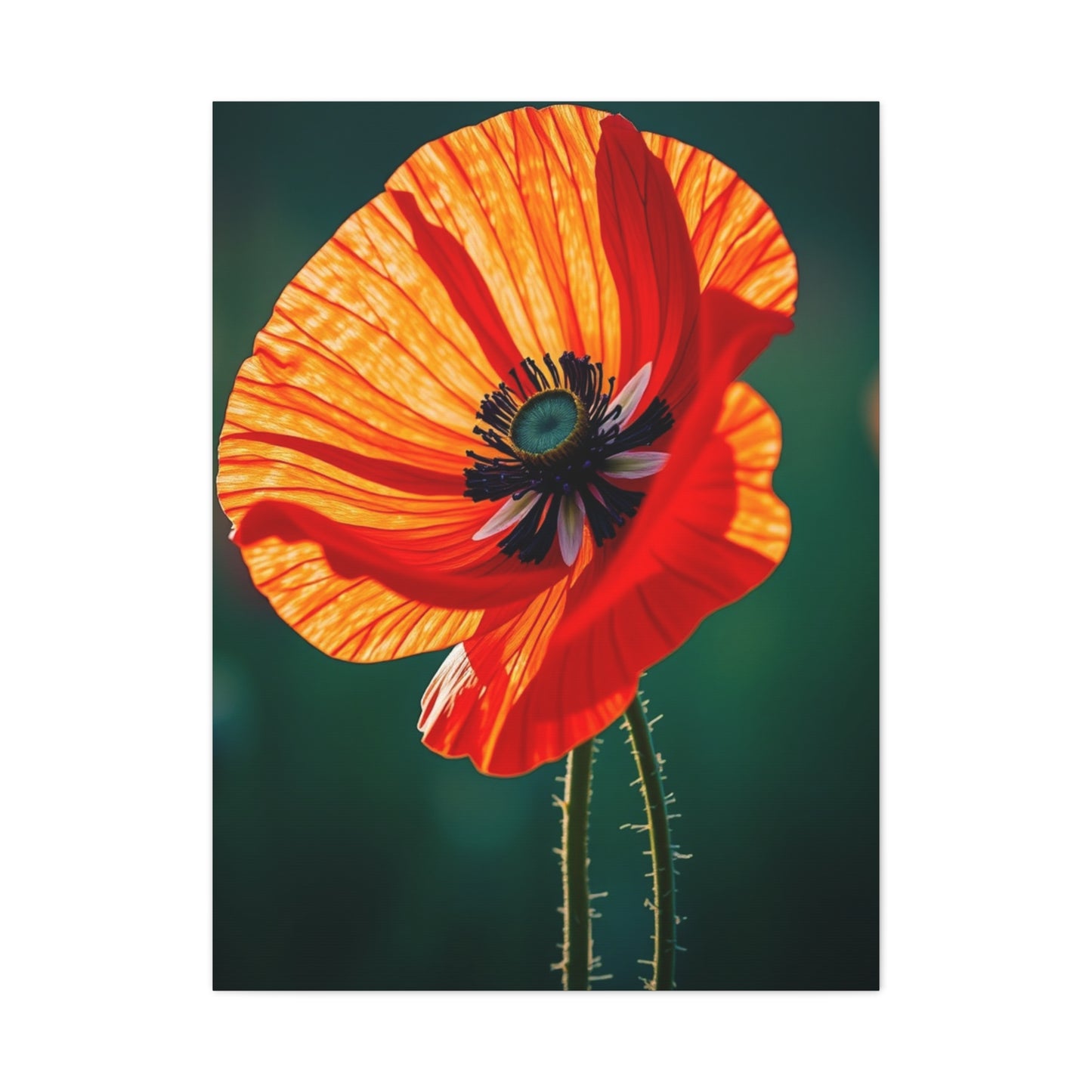 Elite Poppy Flower Art Vision Wall Art & Canvas Print