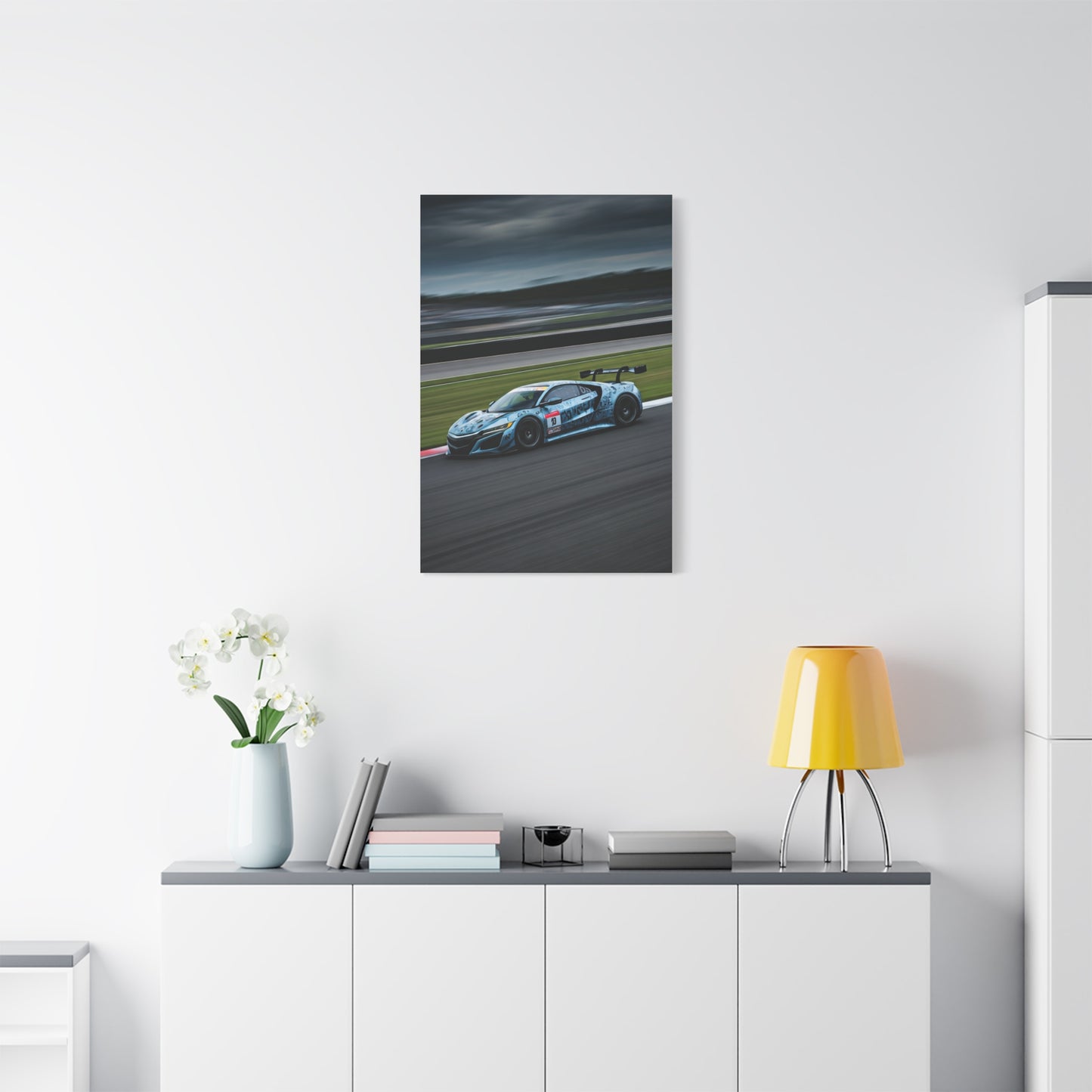 Acura NSX GT3 Modern Circuit Balance Wall Art & Canvas Prints