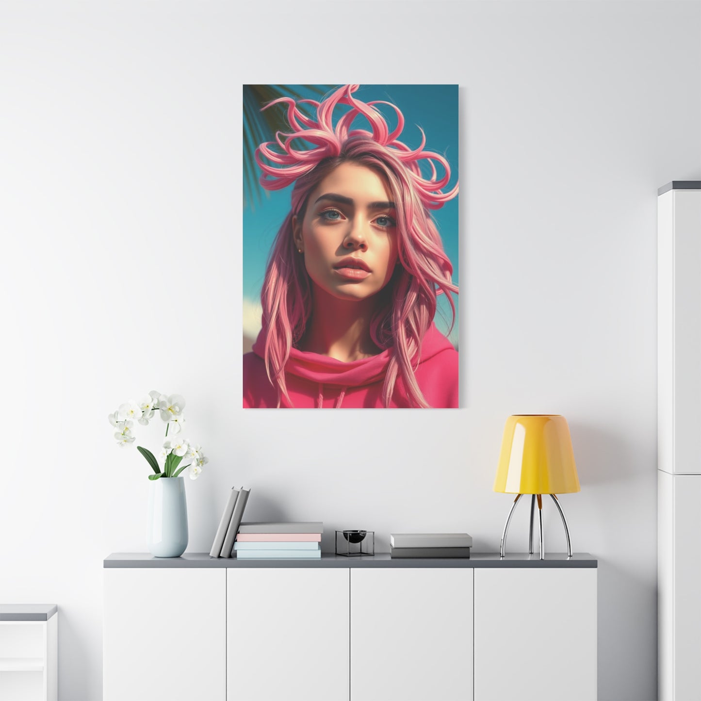 Crimson Serenade Artistry Wall Art & Canvas Print