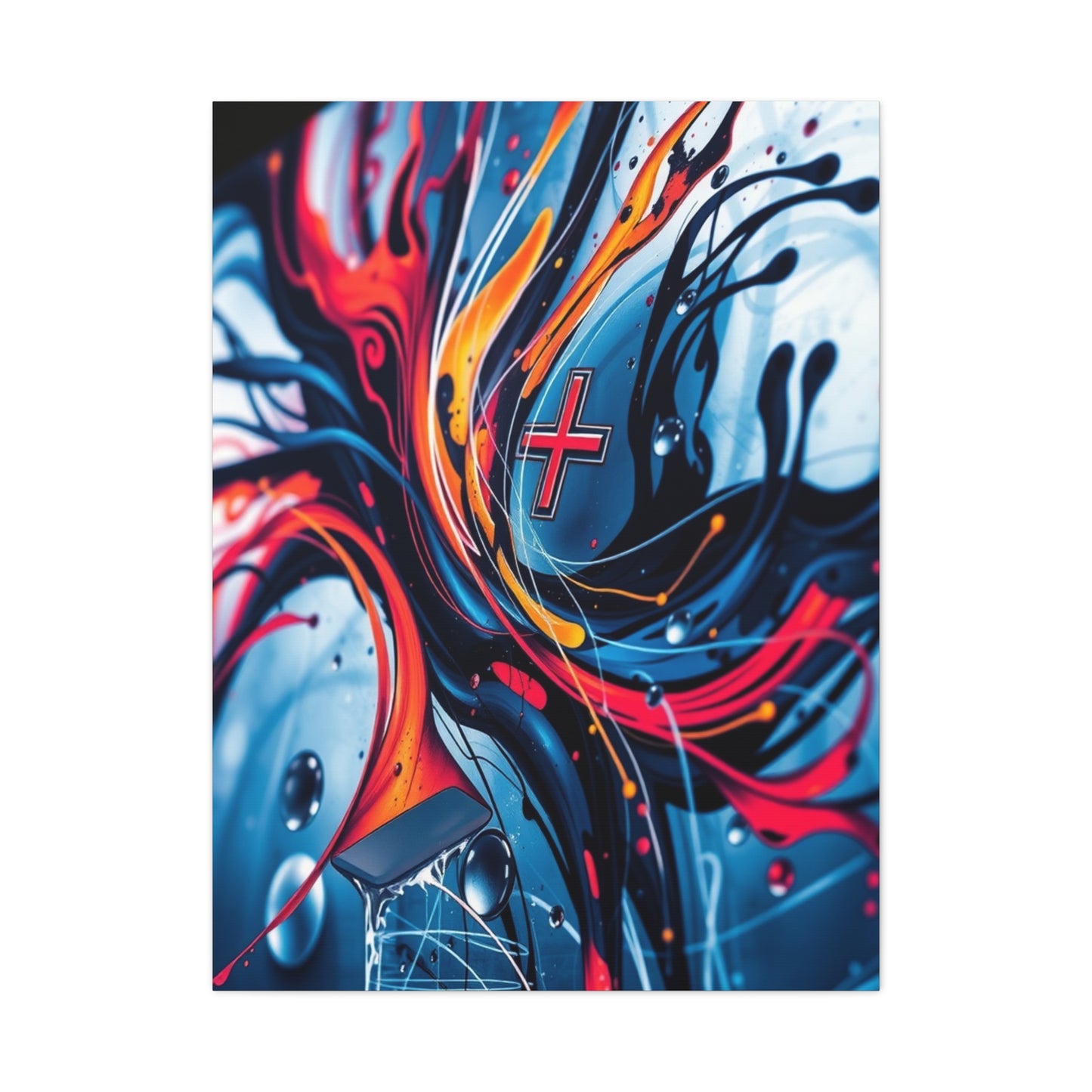 Celestial Abstraction Canvas Wall Art & Canvas Print