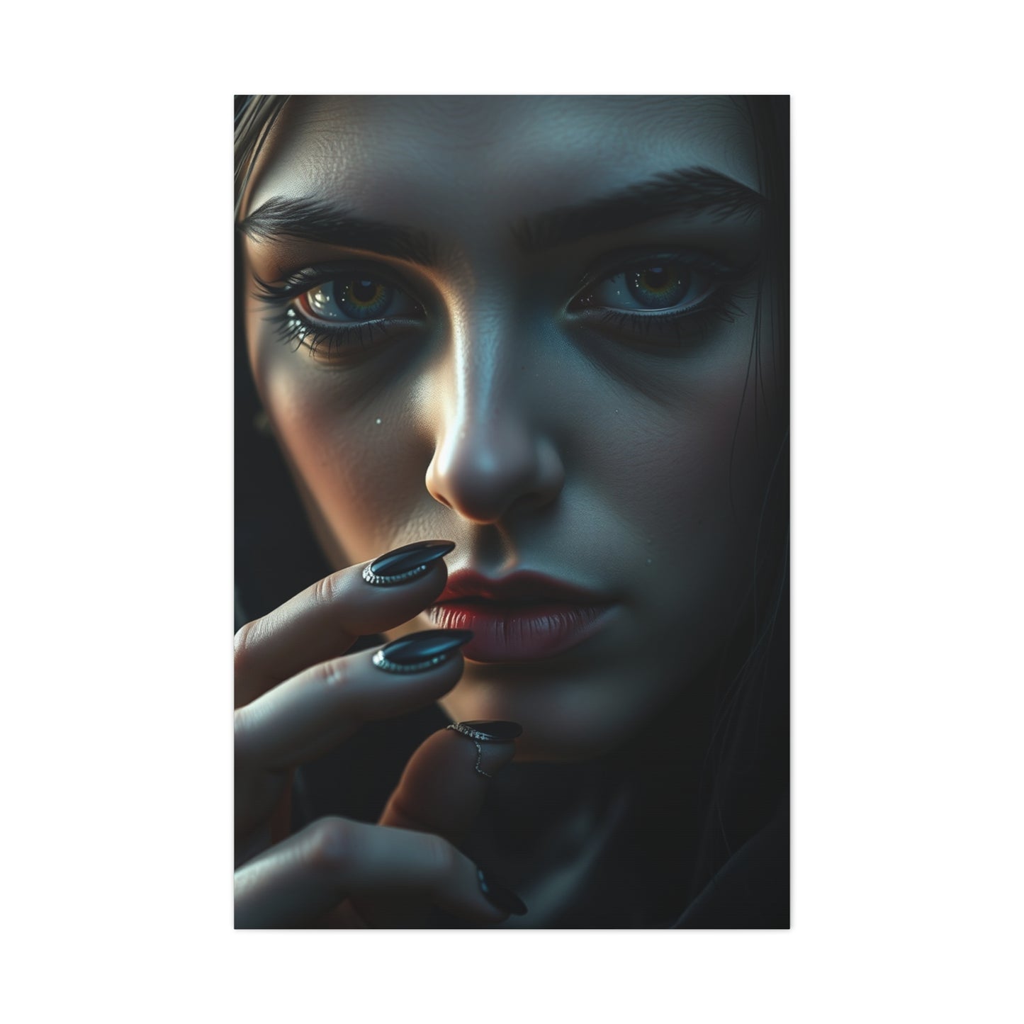 Ebon Veil Canvas Wall Art & Canvas Print