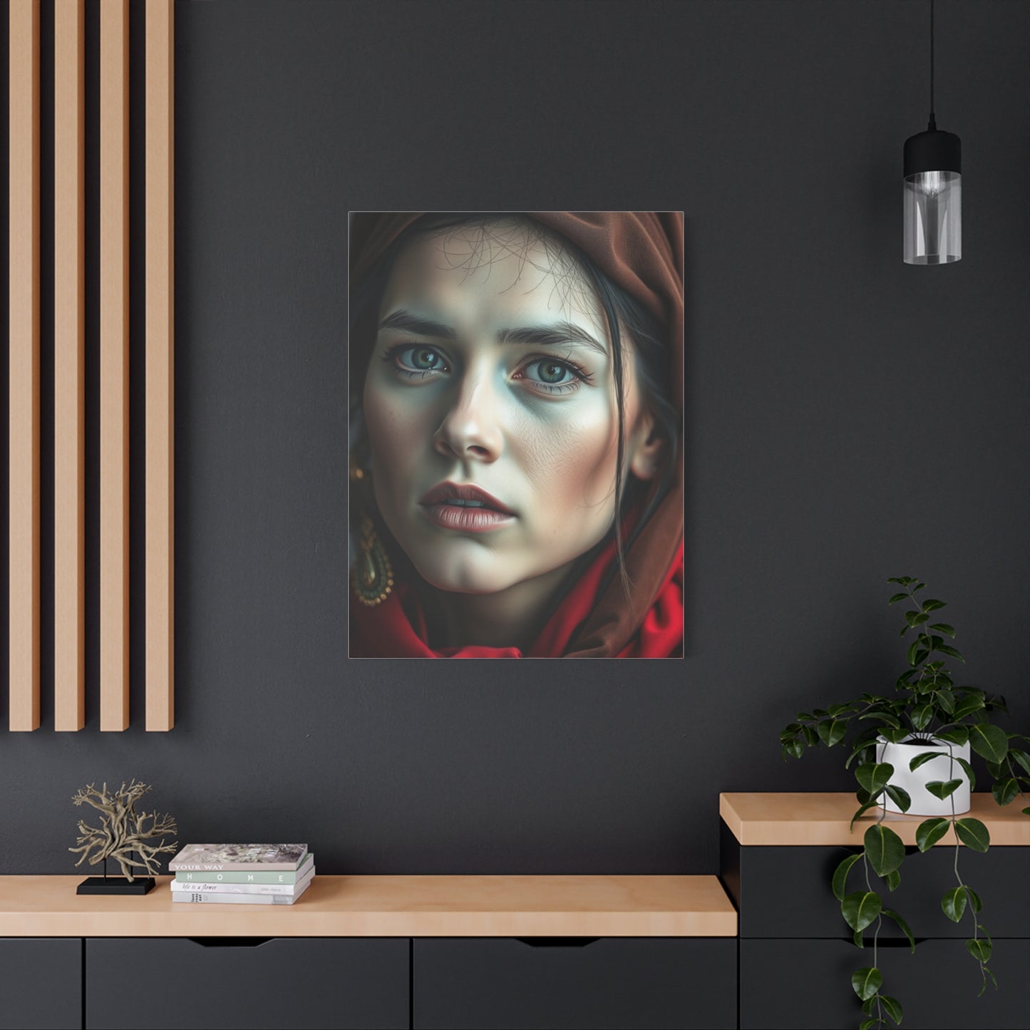 Monochrome Elegance Canvas Wall Art & Canvas Print