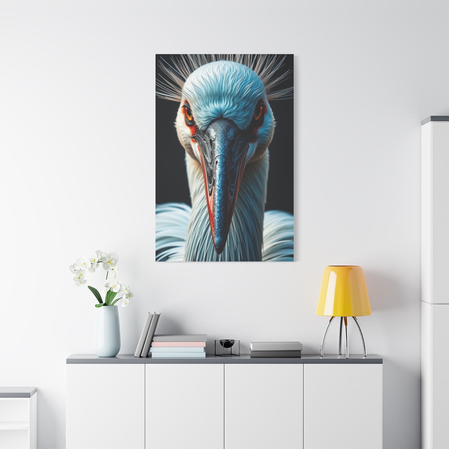 Vision Crane Bird Art Art Wall Art & Canvas Print