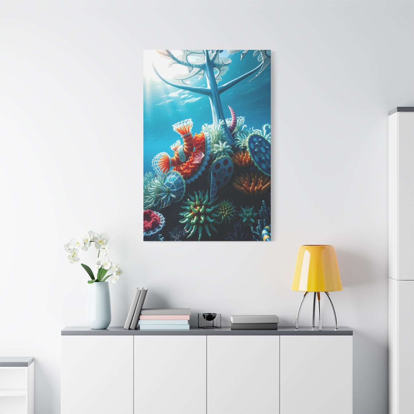 Pearlescent Wave Imagery Wall Art & Canvas Print