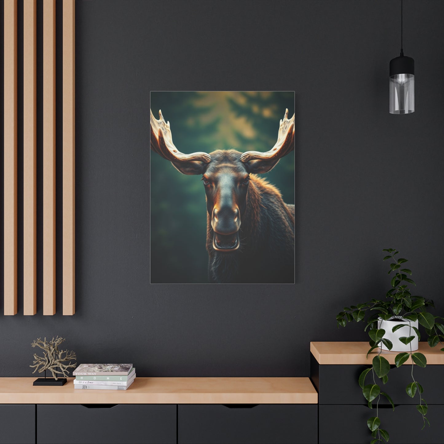 Vision Moose Art Art Wall Art & Canvas Print