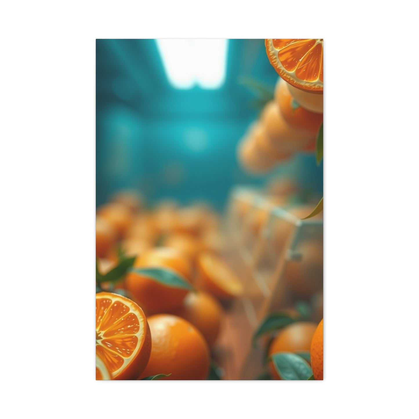 Tangerine Illumination Art Wall Art & Canvas Print