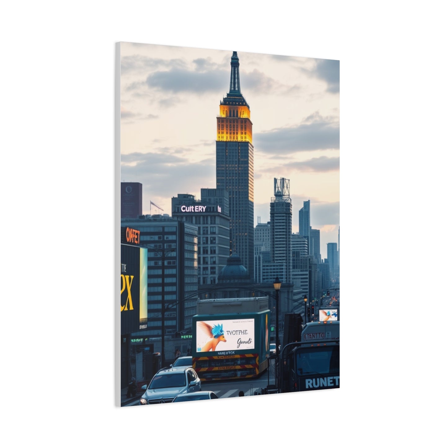 Cityscape Opulence Art Wall Art & Canvas Print