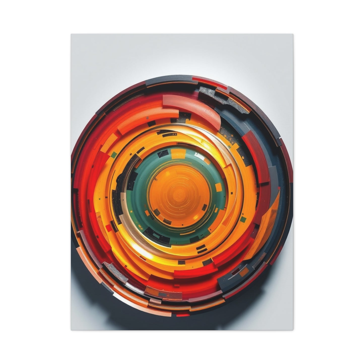 Orbital Abstraction Elegance wall art & canvas print