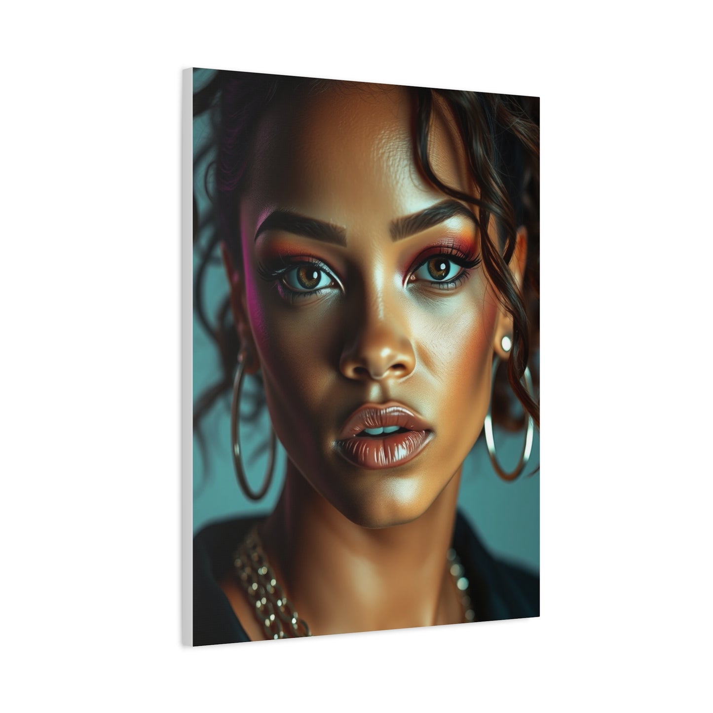 Ethereal Rihanna Portraits Canvas Wall Art & Canvas Print