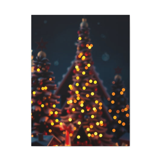 Vision Black Christmas Art Art Wall Art & Canvas Print