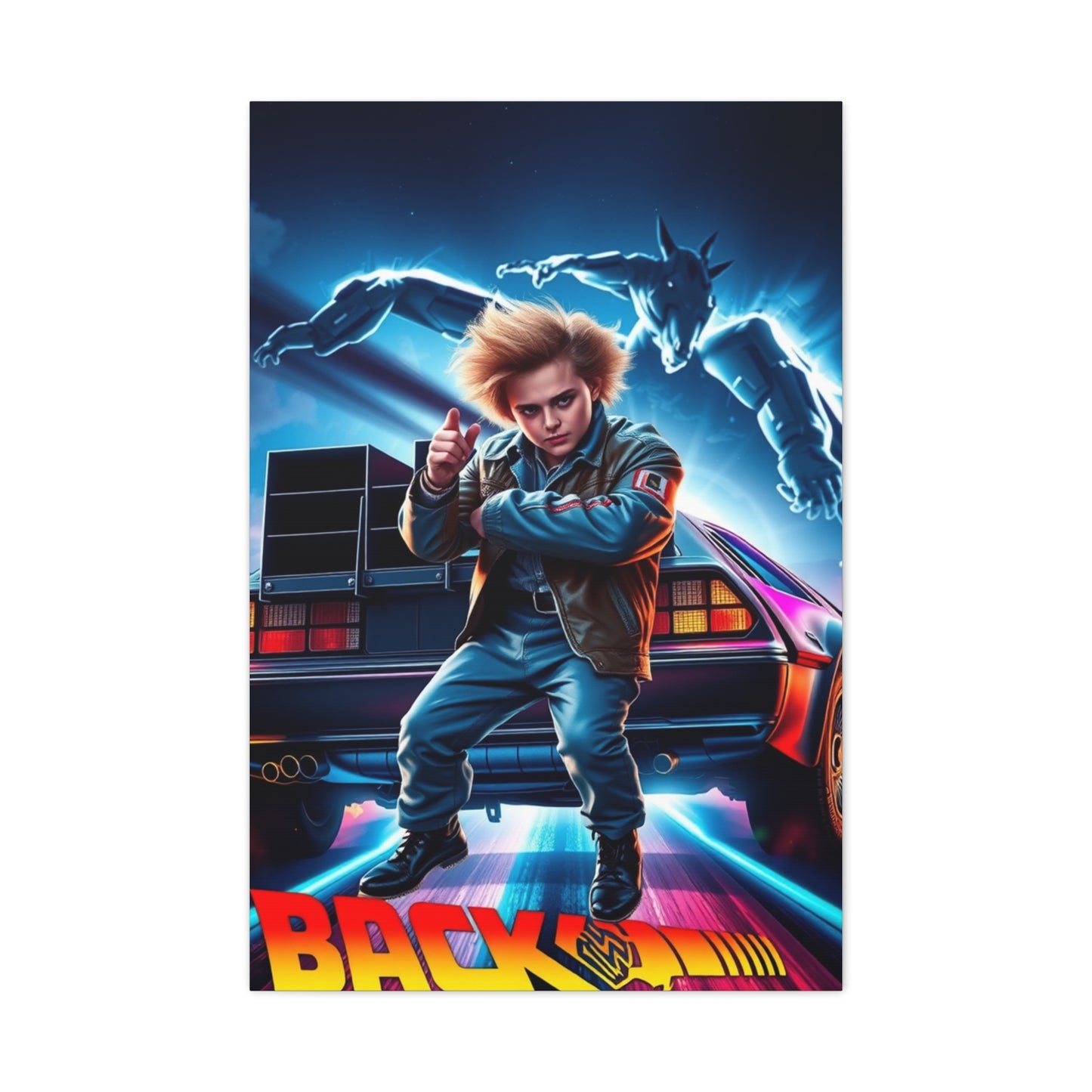 Masterpiece Back to the Future Art Vision Wall Art & Canvas Print