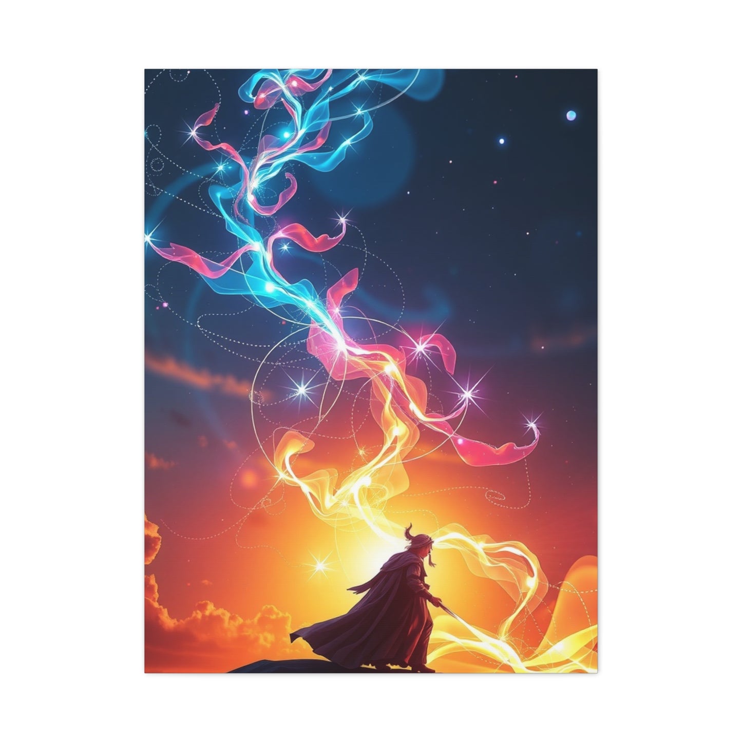 Celestial Dreamscape Canvas Wall Art & Canvas Print