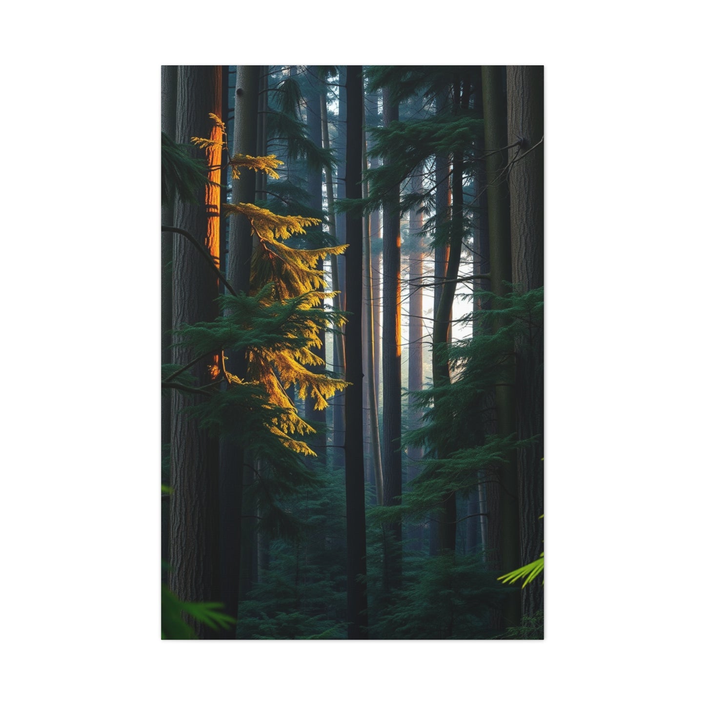 Mystic Woodland Tableau Wall Art & Canvas Print