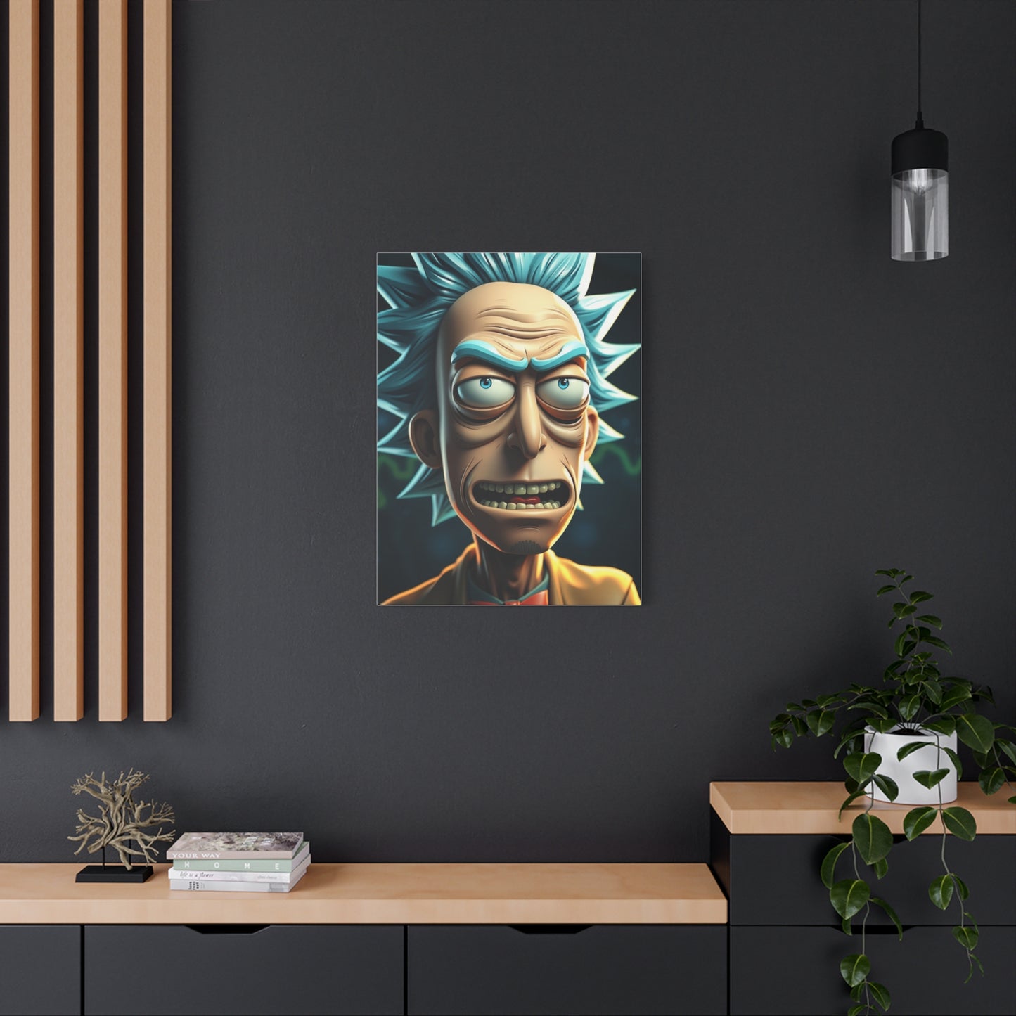 Interdimensional Elegance Panel wall art & canvas print