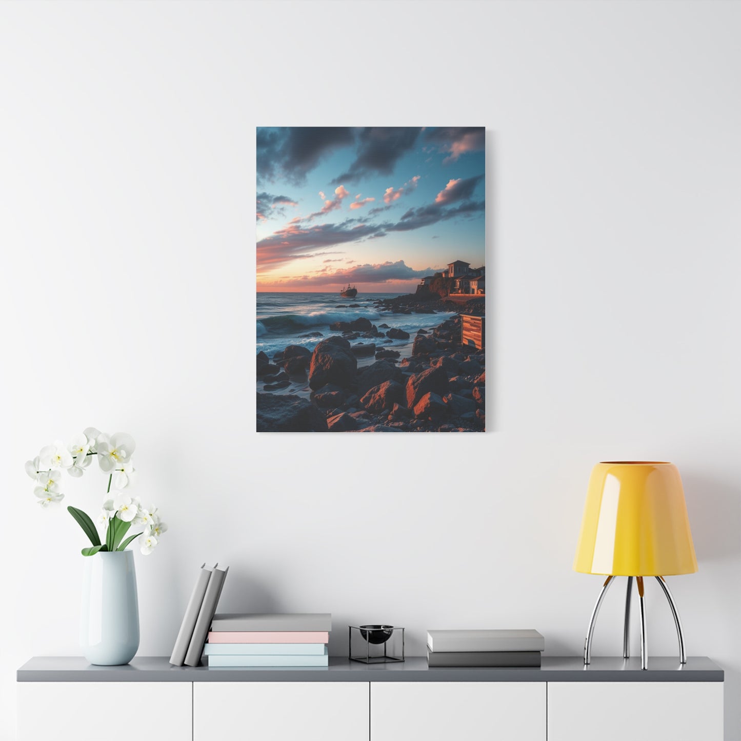 Azure Horizon Panorama Wall Art & Canvas Print