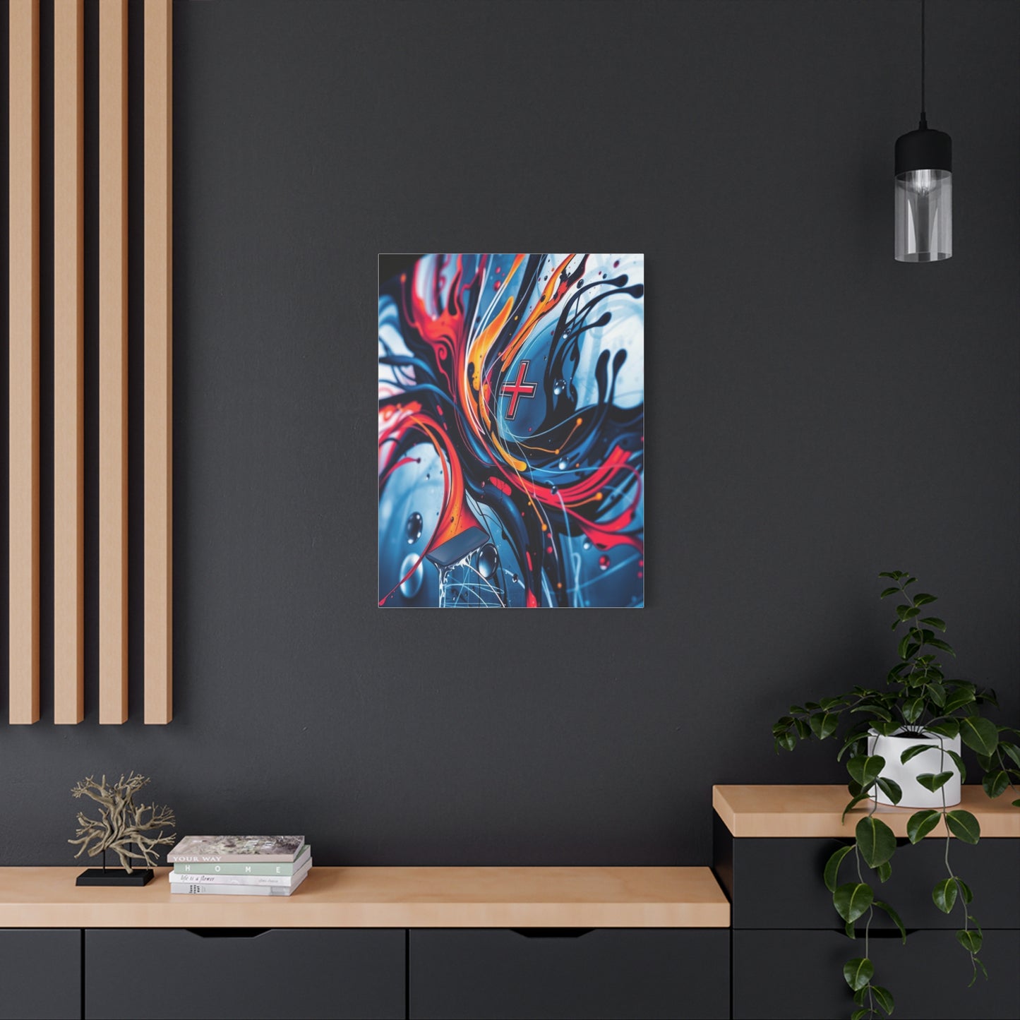 Celestial Abstraction Canvas Wall Art & Canvas Print