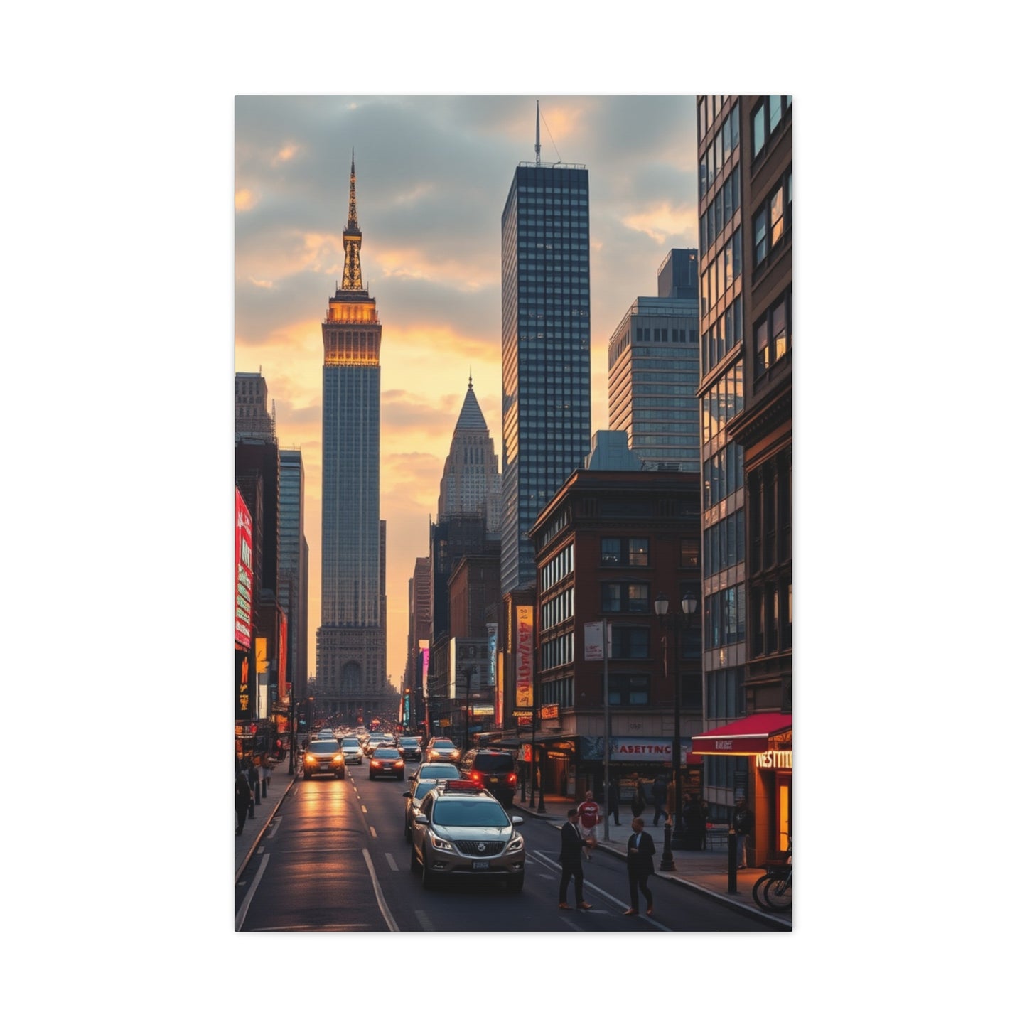 Uptown Poise Canvas Wall Art & Canvas Print