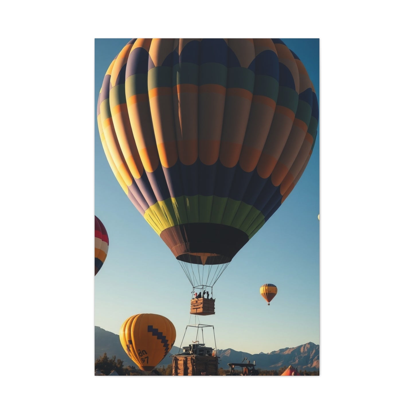 Vision Hot Air Balloon Art Art Wall Art & Canvas Print