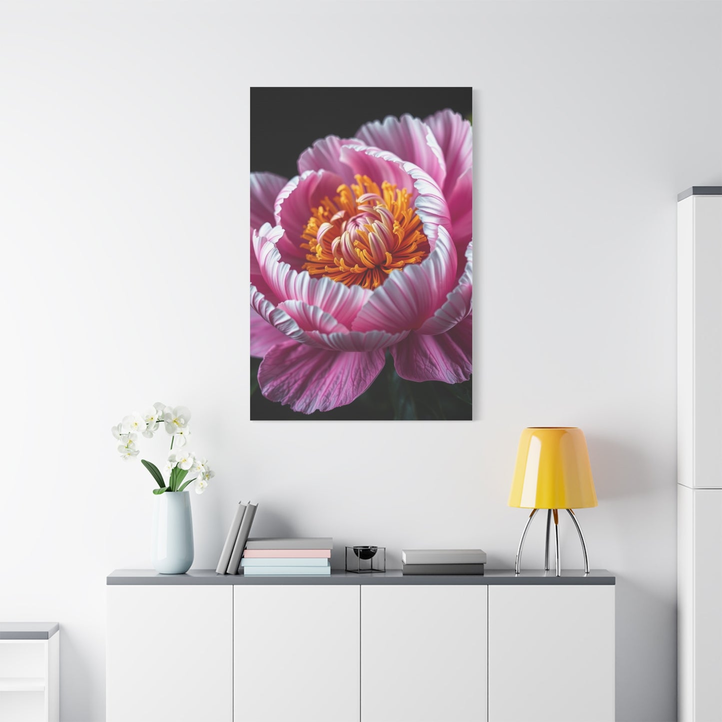 Celestial Peony Elegance Wall Art & Canvas Print