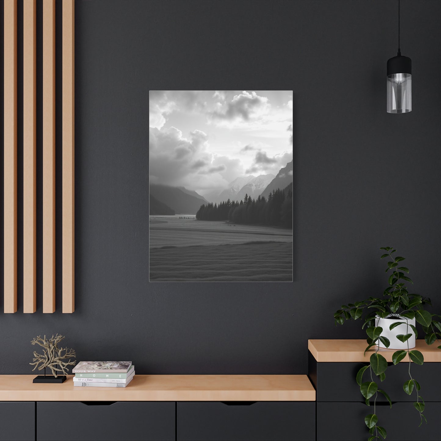 Black & White Scenic Landscapes Art Supreme Gallery Wall Art & Canvas Print