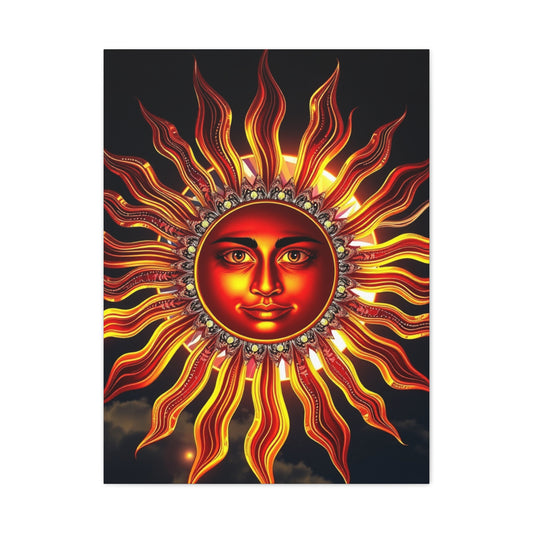 Solar Nocturne Elegance wall art & canvas print