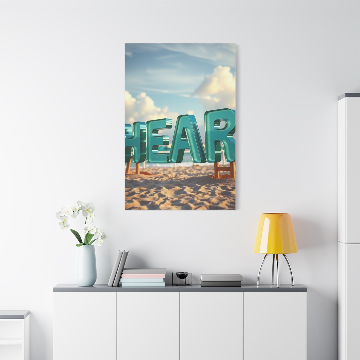 Sublime Beachfront Tableau Wall Art & Canvas Print