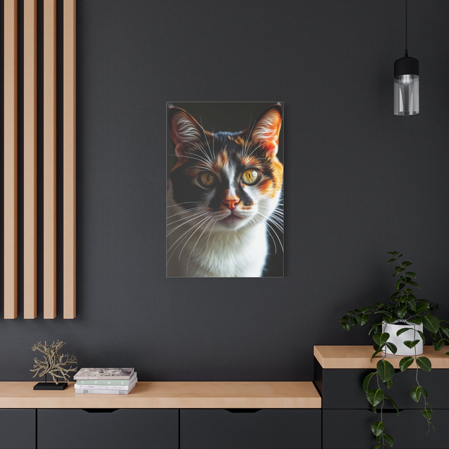 Calico Cat Art Refined Canvas Wall Art & Canvas Print