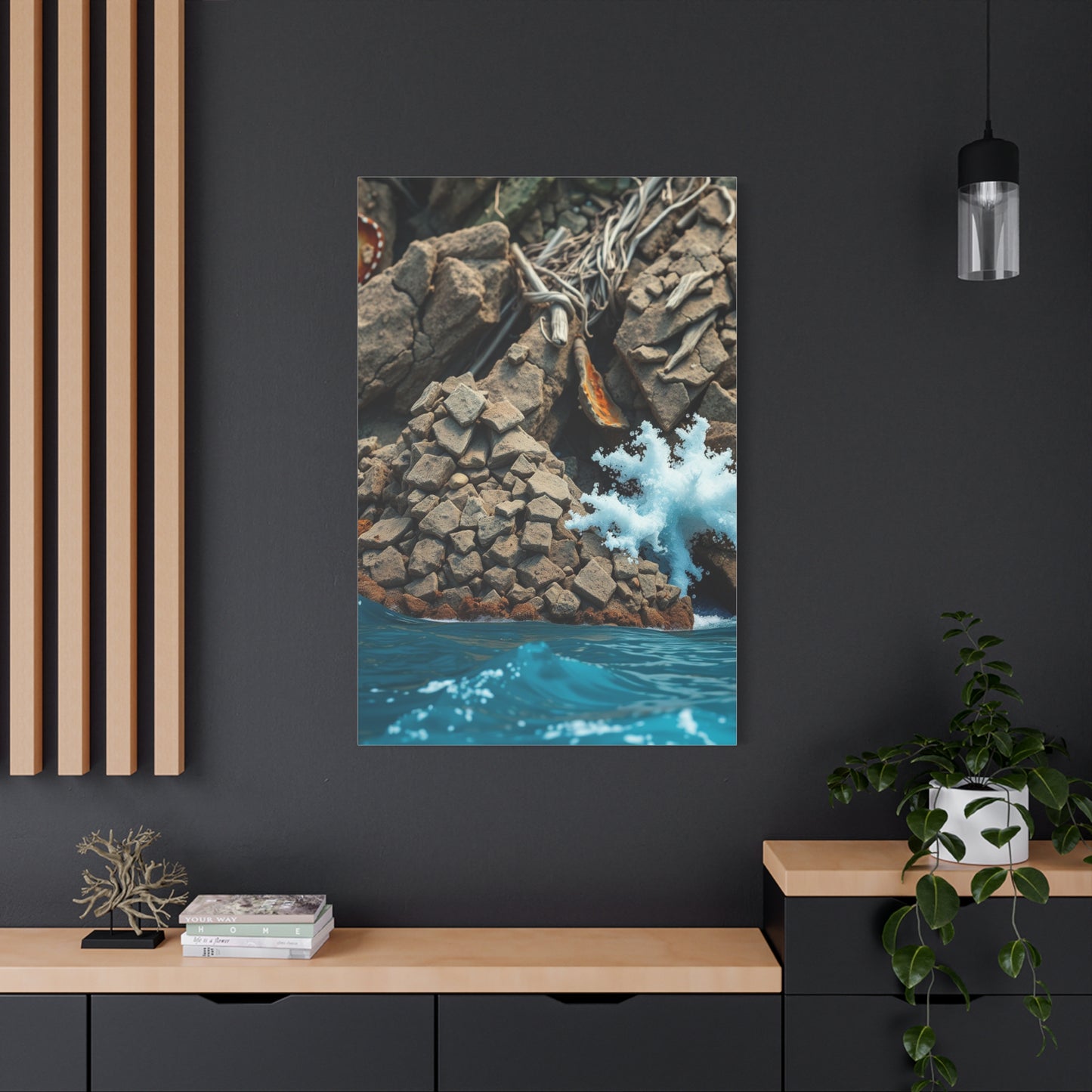Azure Horizon Abstractions wall art & canvas print