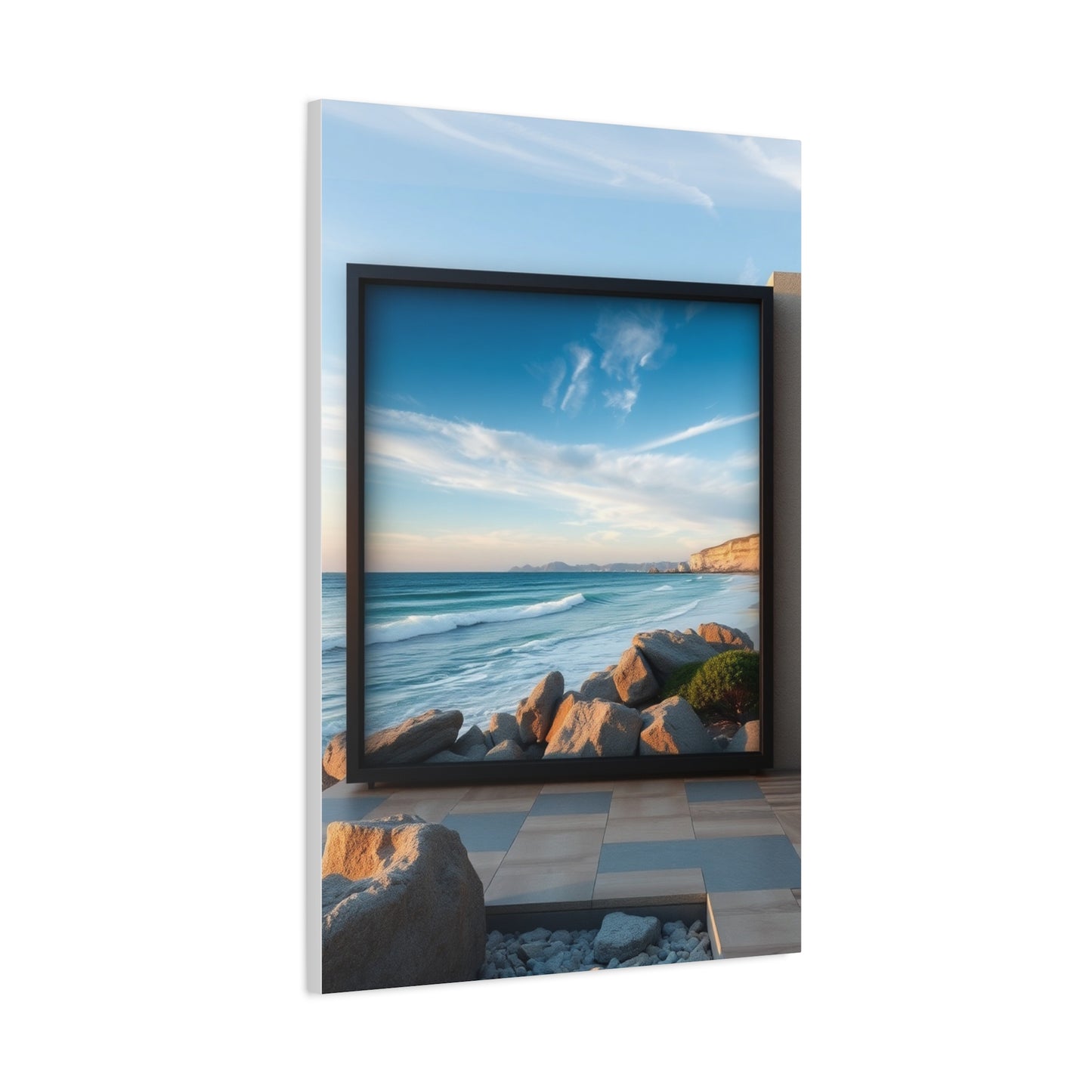 Blue Horizon Symphony Wall Art & Canvas Print