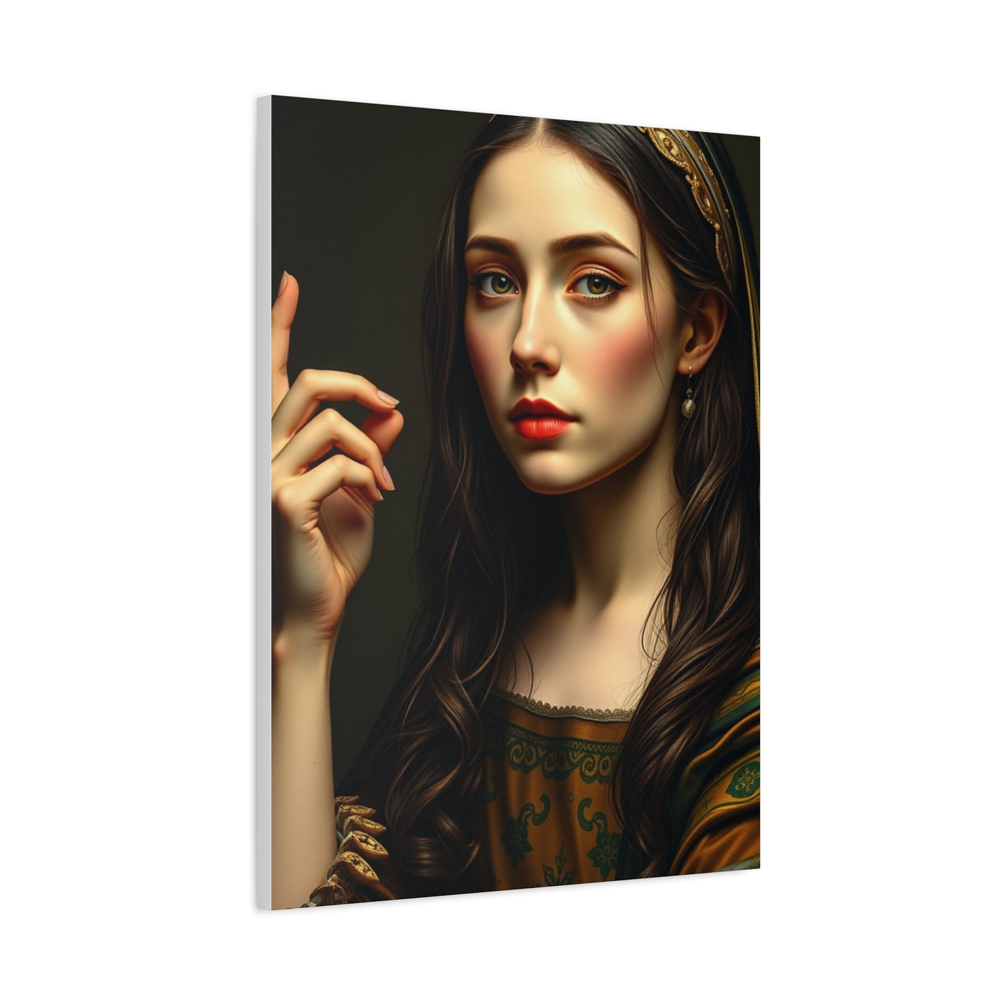 Divine Profile Artisan Wall Art & Canvas Print
