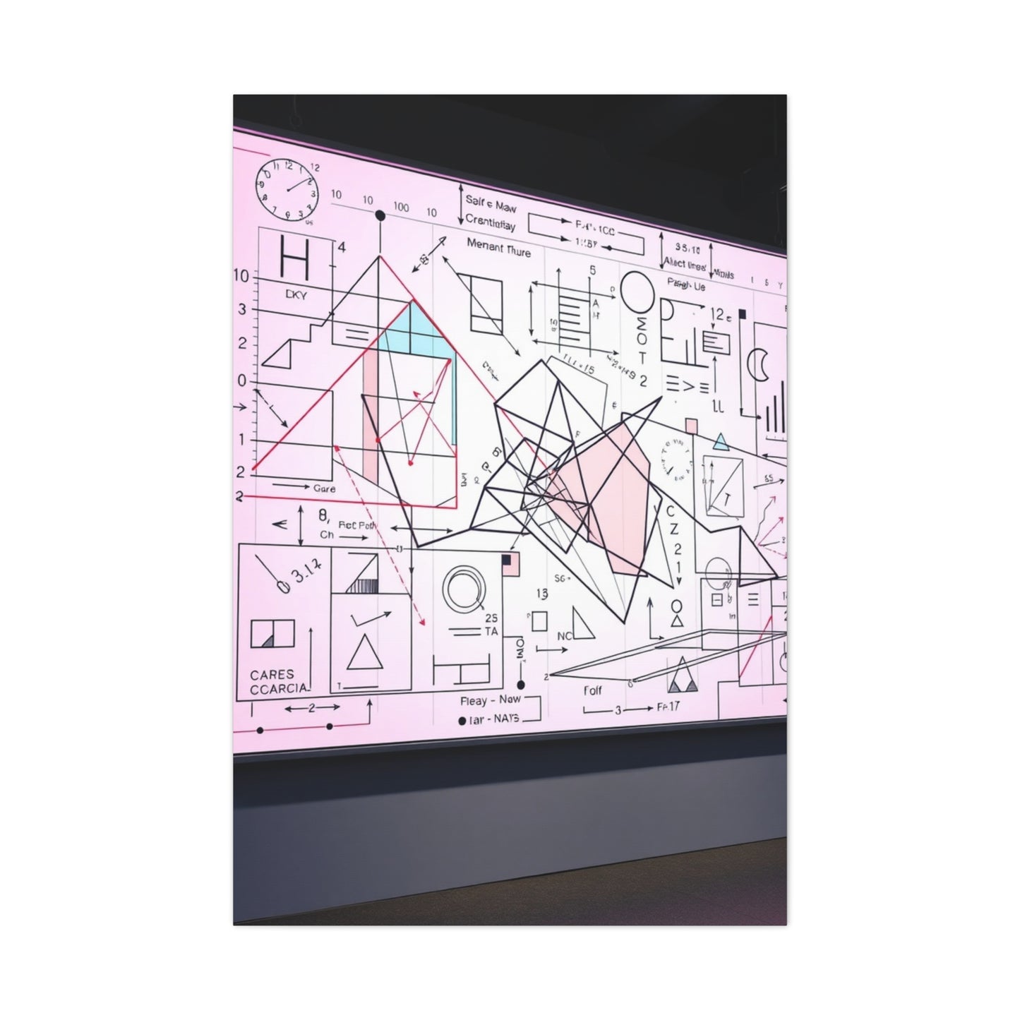 Modern Math Art for Creative Spaces Supreme Gallery Wall Art & Canvas Print