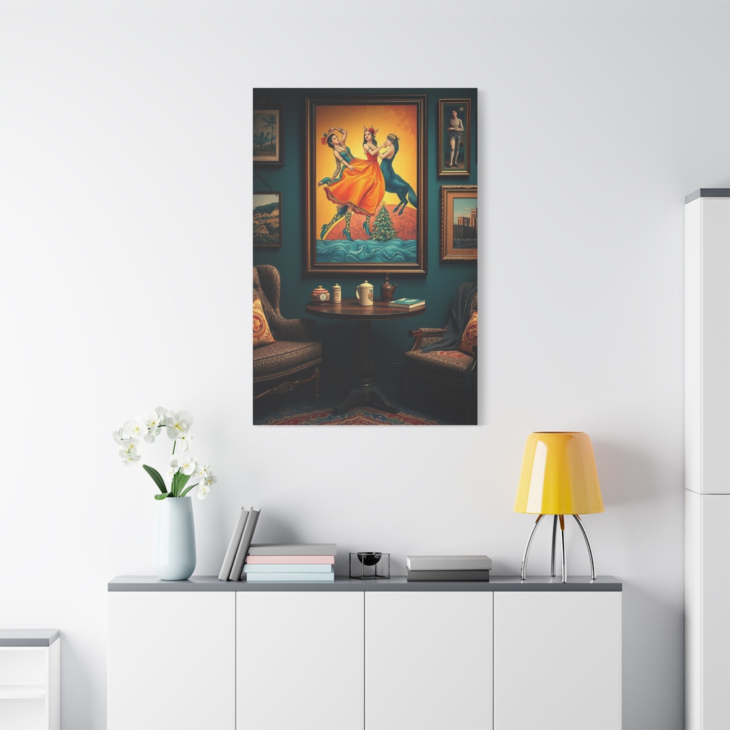 Nostalgic Artistry Display Wall Art & Canvas Print