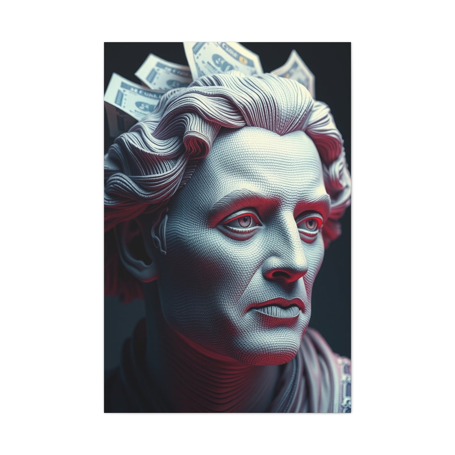 Opulent Currency Canvas wall art & canvas print