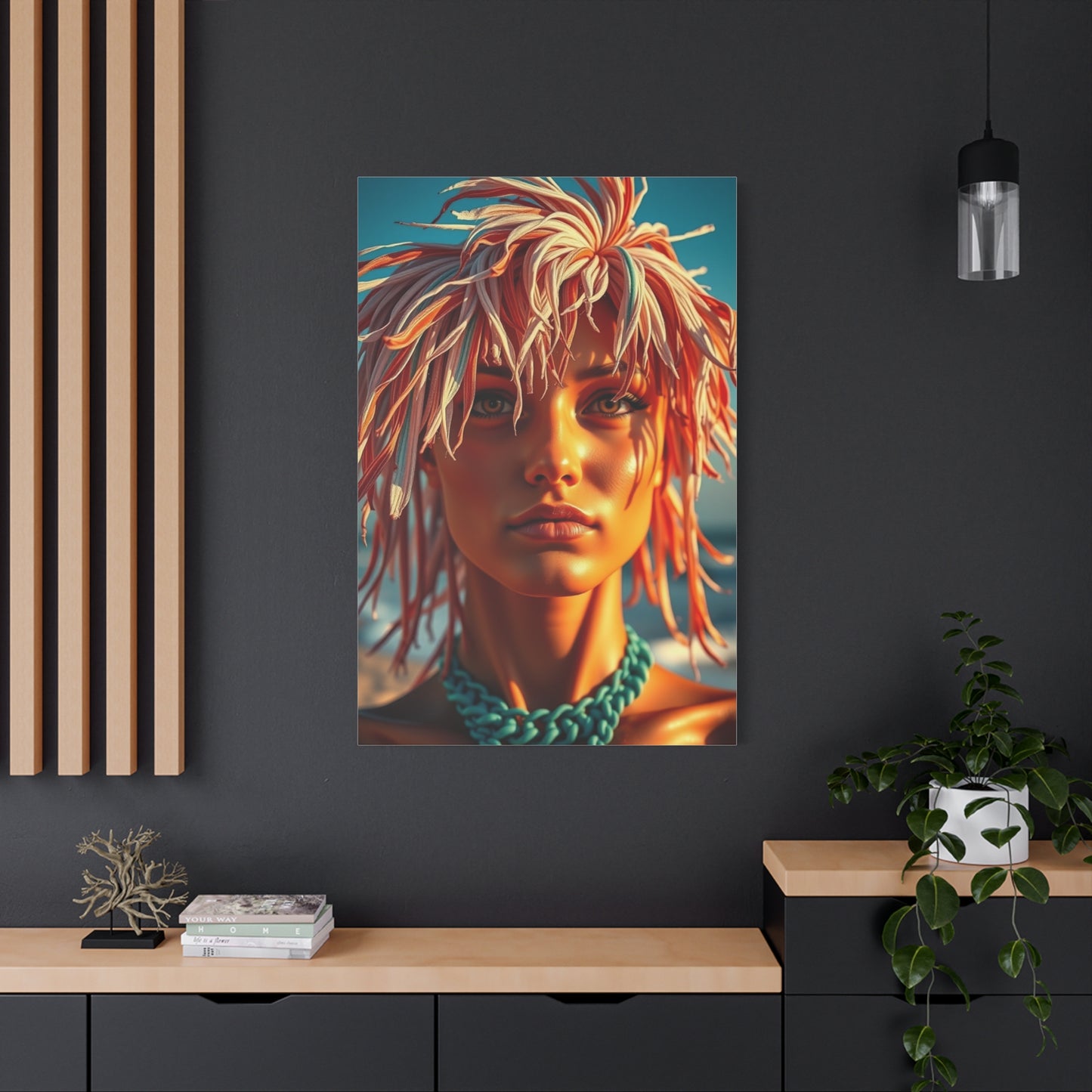 Sunlit Seascape Elegance Wall Art & Canvas Print