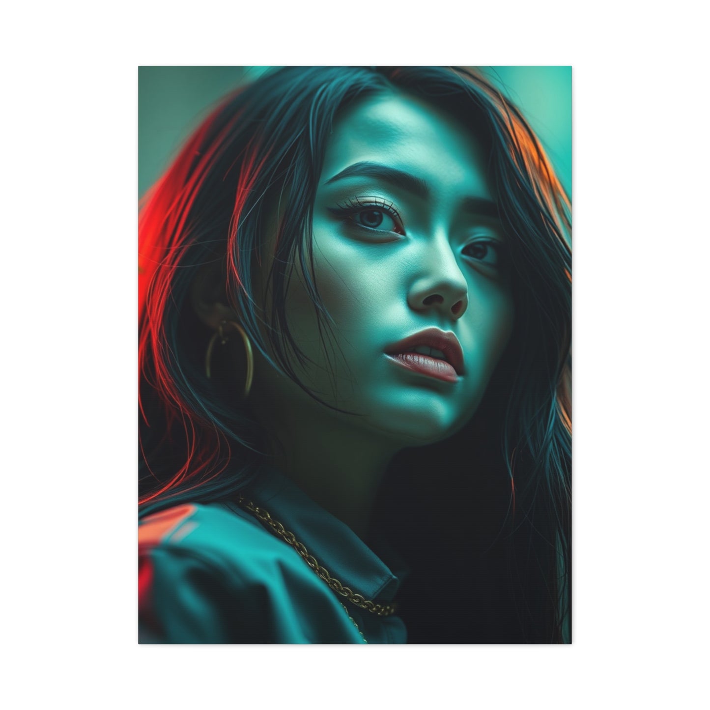 Emerald Serenity Artwork Wall Art & Canvas Print