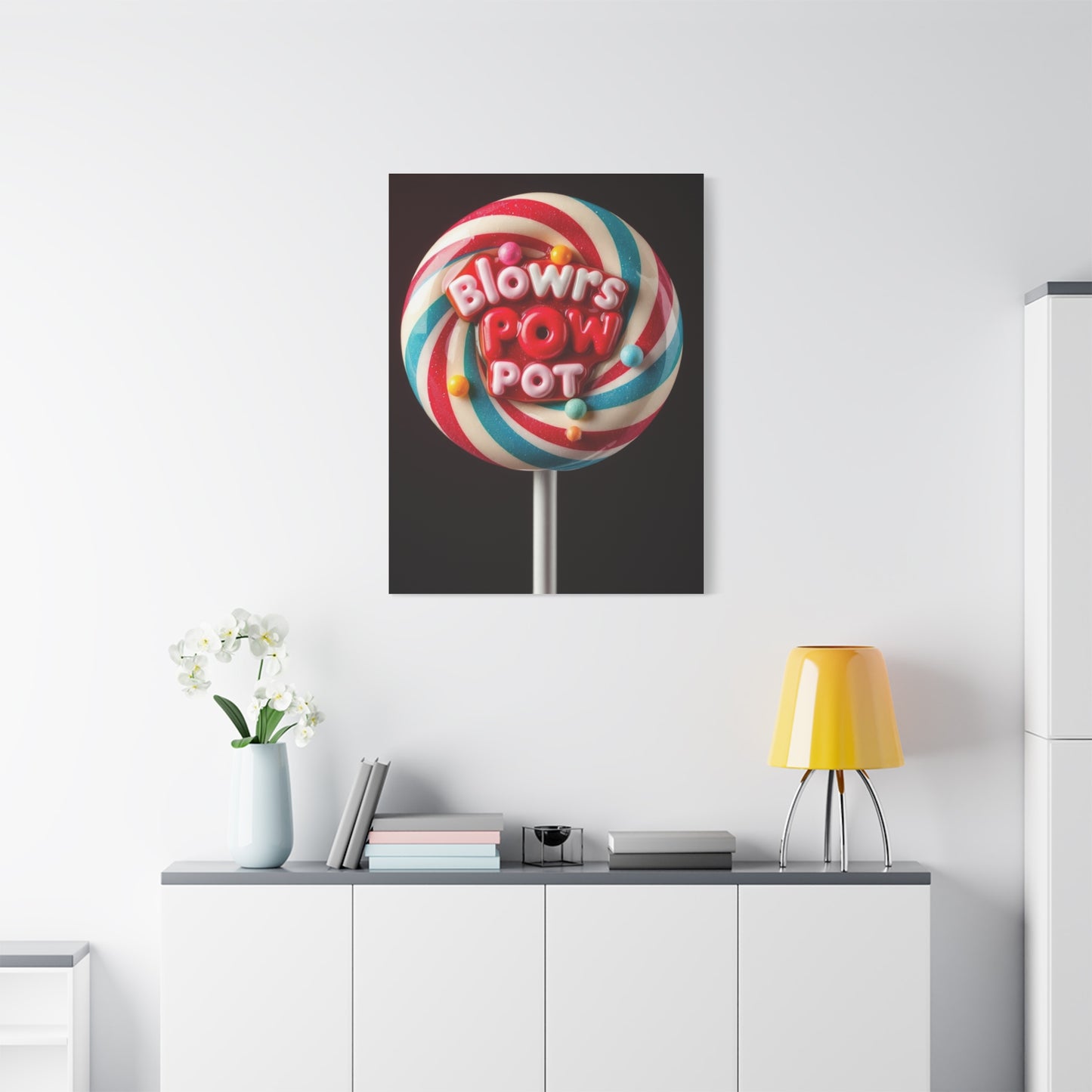 Refined Sugar Pop Vignette Wall Art & Canvas Print