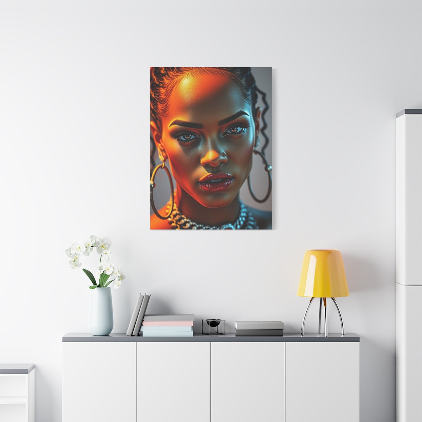 Rihannas Captivating Spirit Art Wall Art & Canvas Print